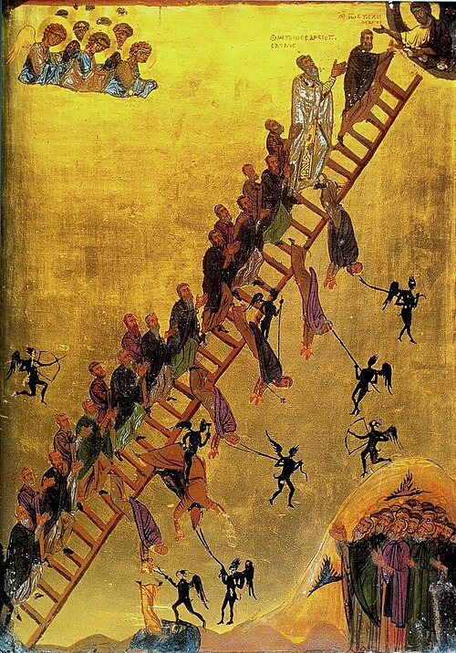 Malgré Ses Ailes, l'Échelle en Bois