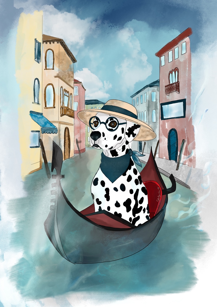 Moby an einem Ort I Venedig