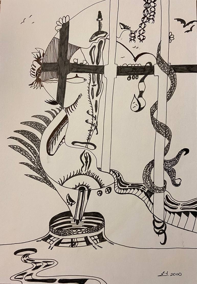 Sie nennen es ein Gefängnis: eine gelb gestrichene Mauer.