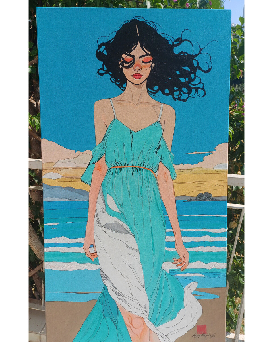 Moderne Frau Kunst 📍