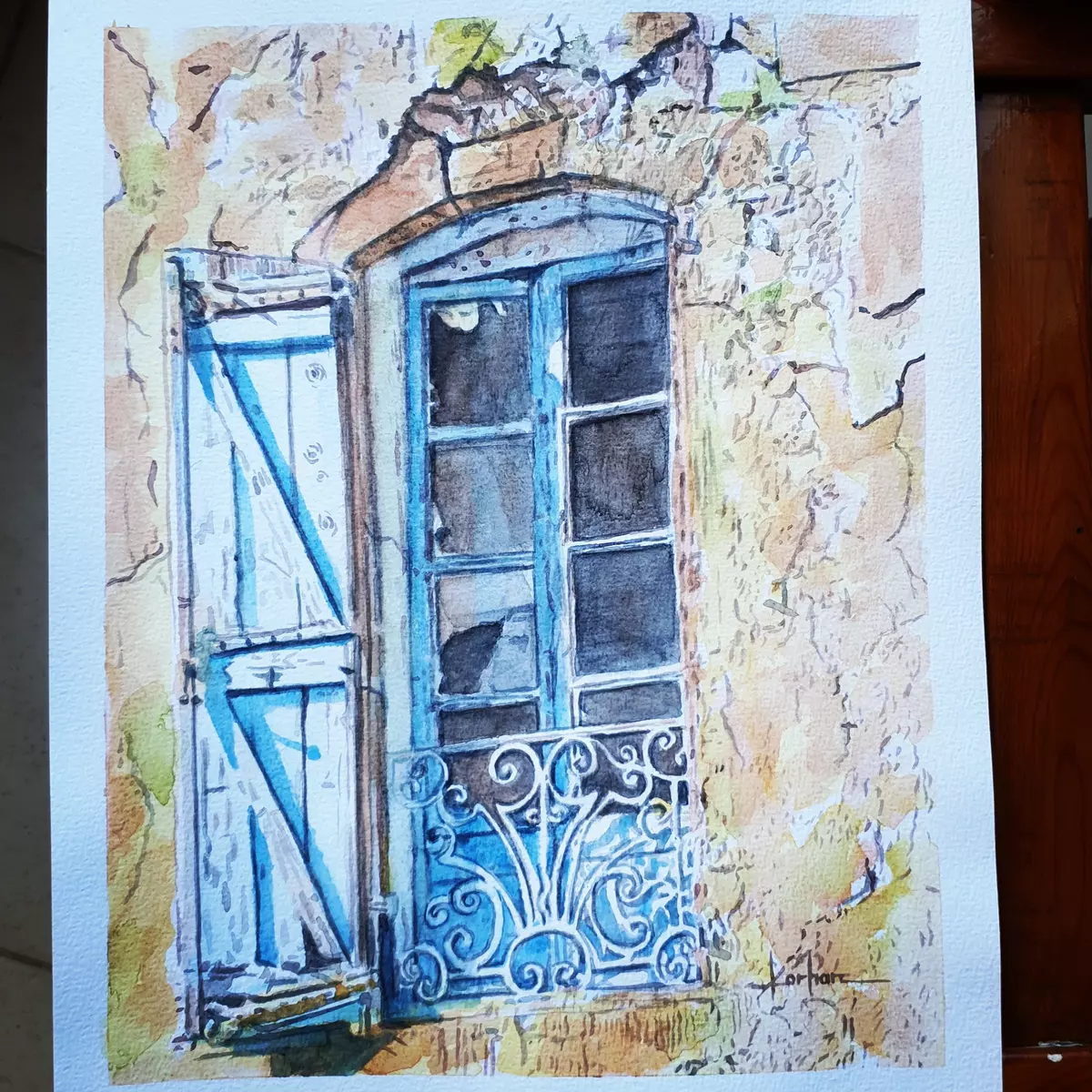 Korhan Gökmen Aquarellarbeiten