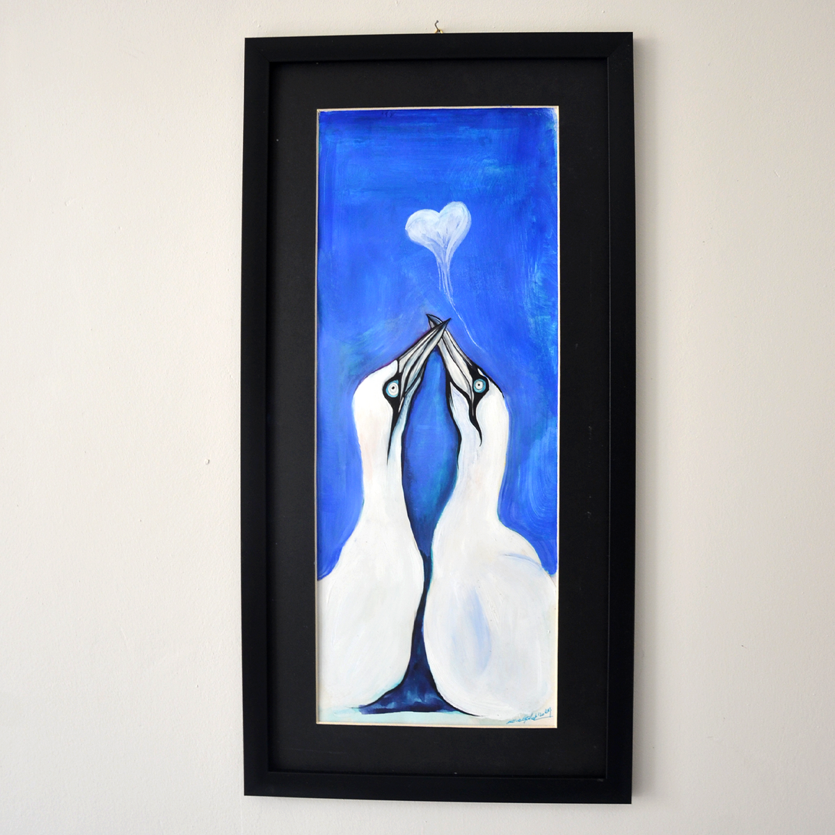 Der Tanz der Treue - Gerahmtes Original-Kunstwerk Gemälde