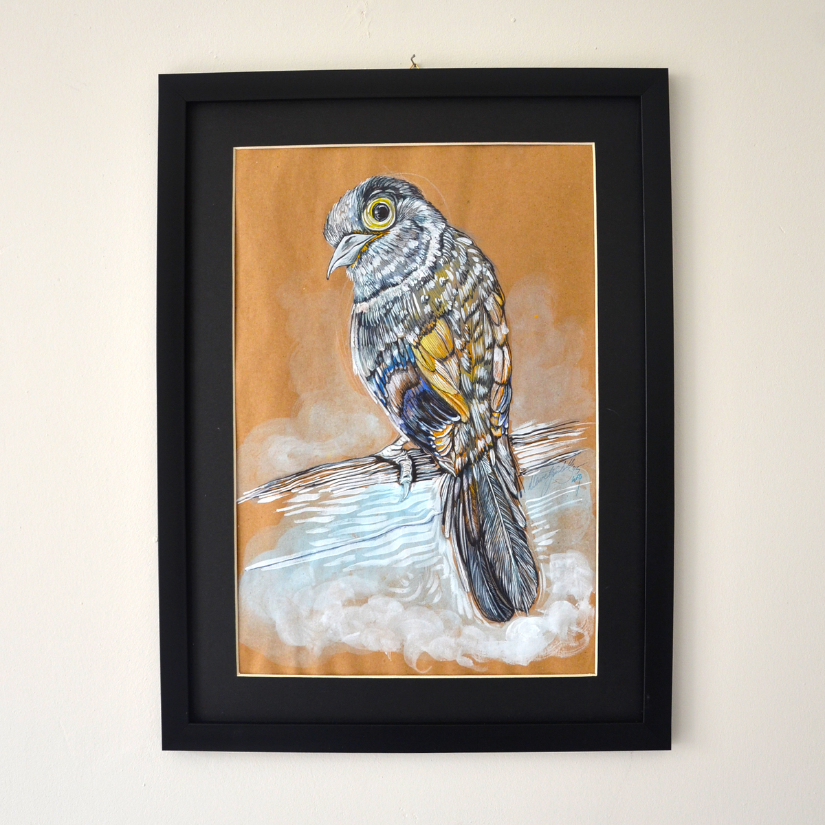 Erwartung | Spezielle Kollektion | Gerahmtes Original Kunstwerk Gemälde