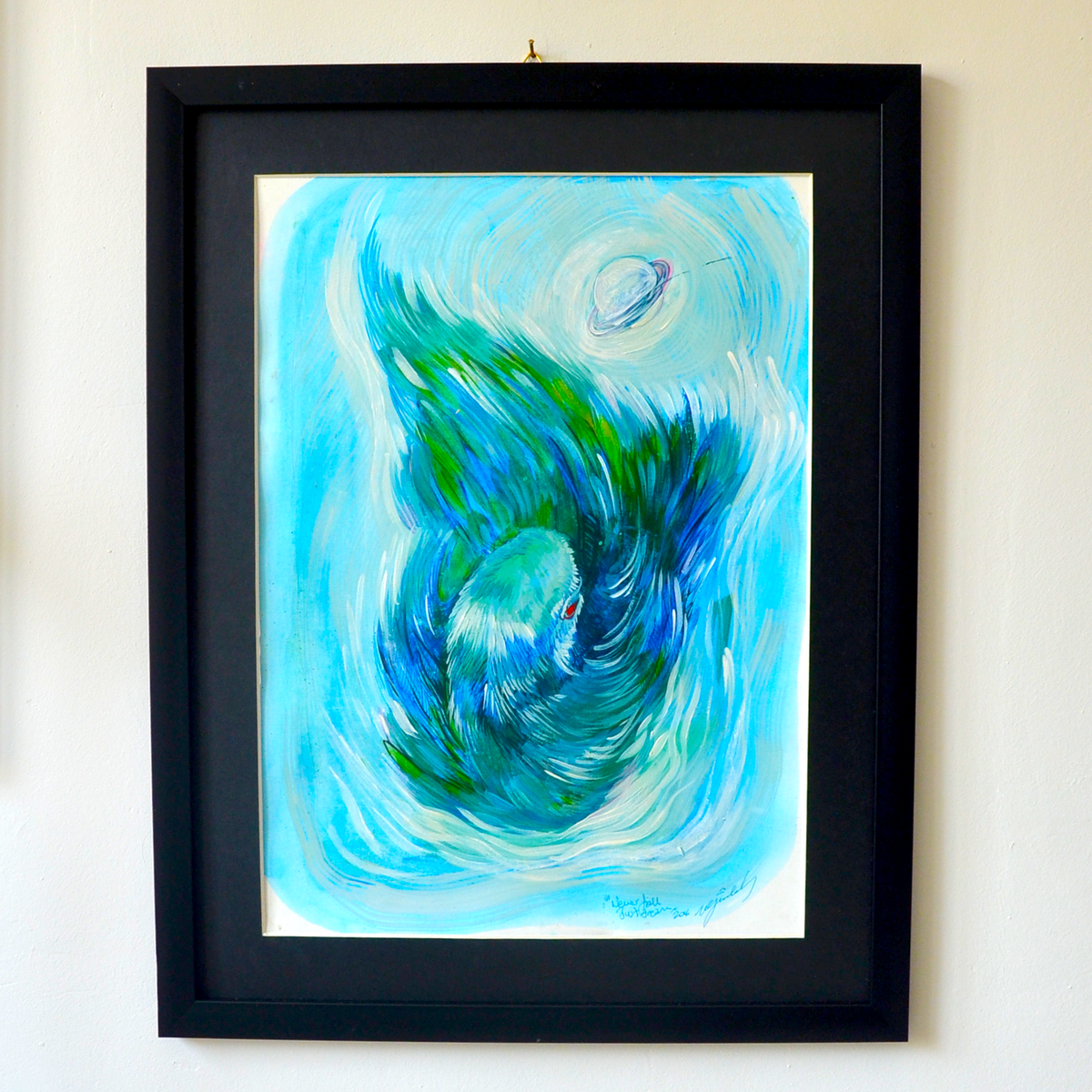 Niemals fallen, flieg! - Originales Kunstwerk Gemälde