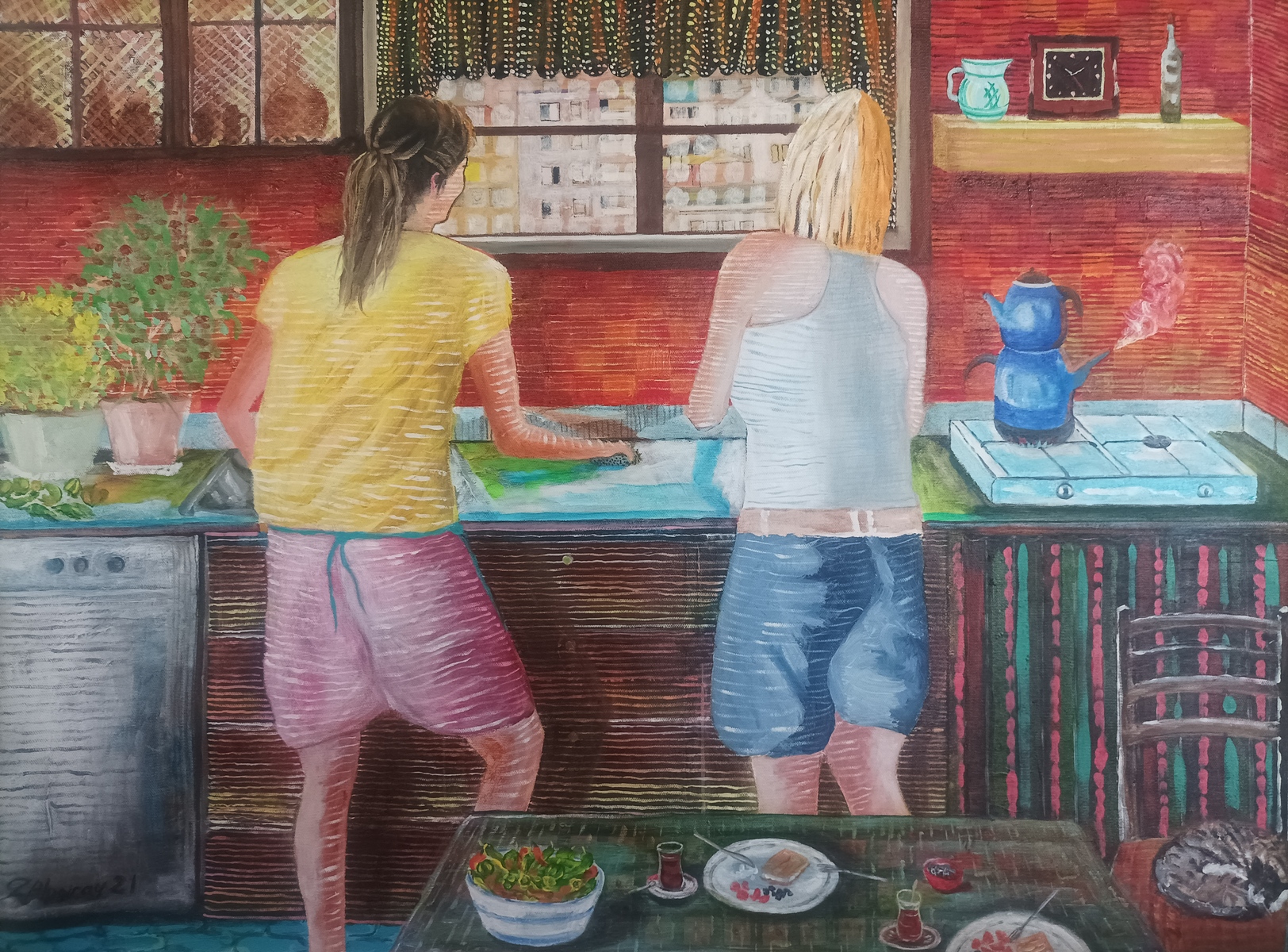 Breakfast preparation