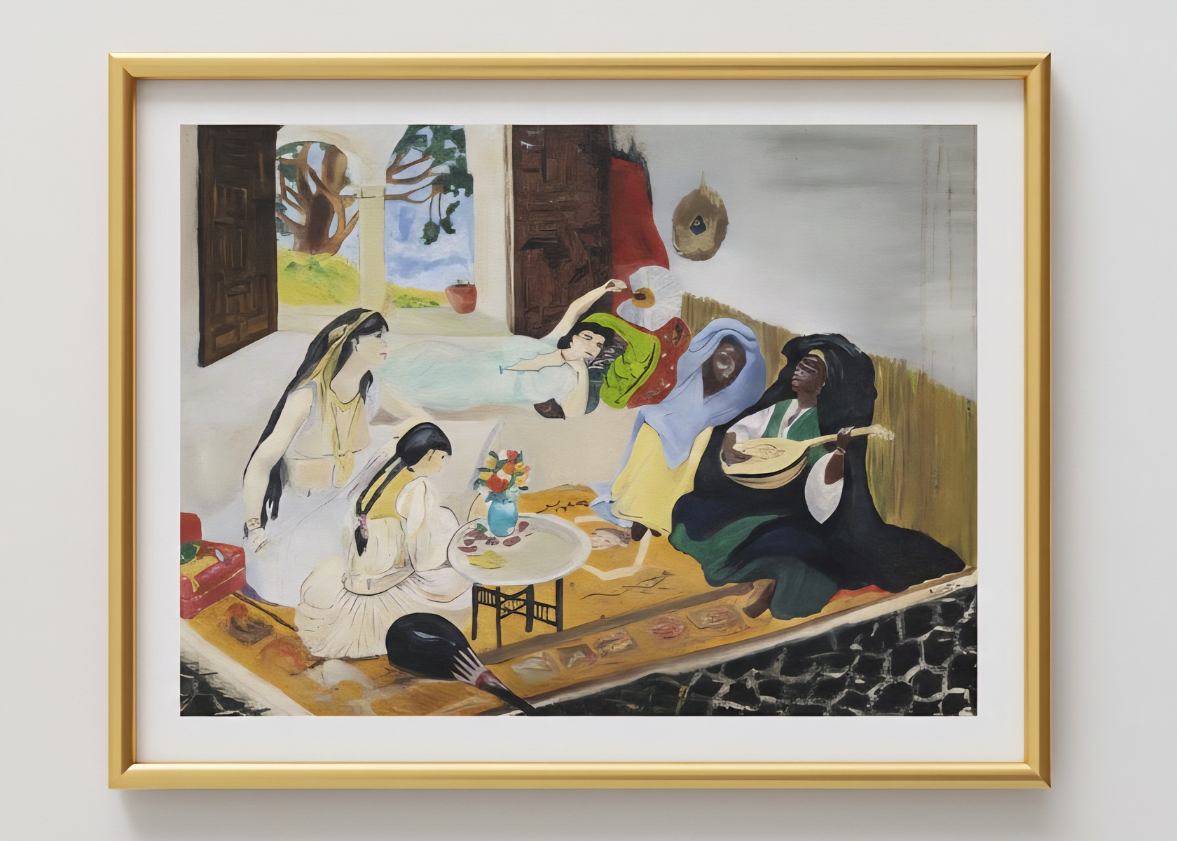 Reproduction orientalist painting