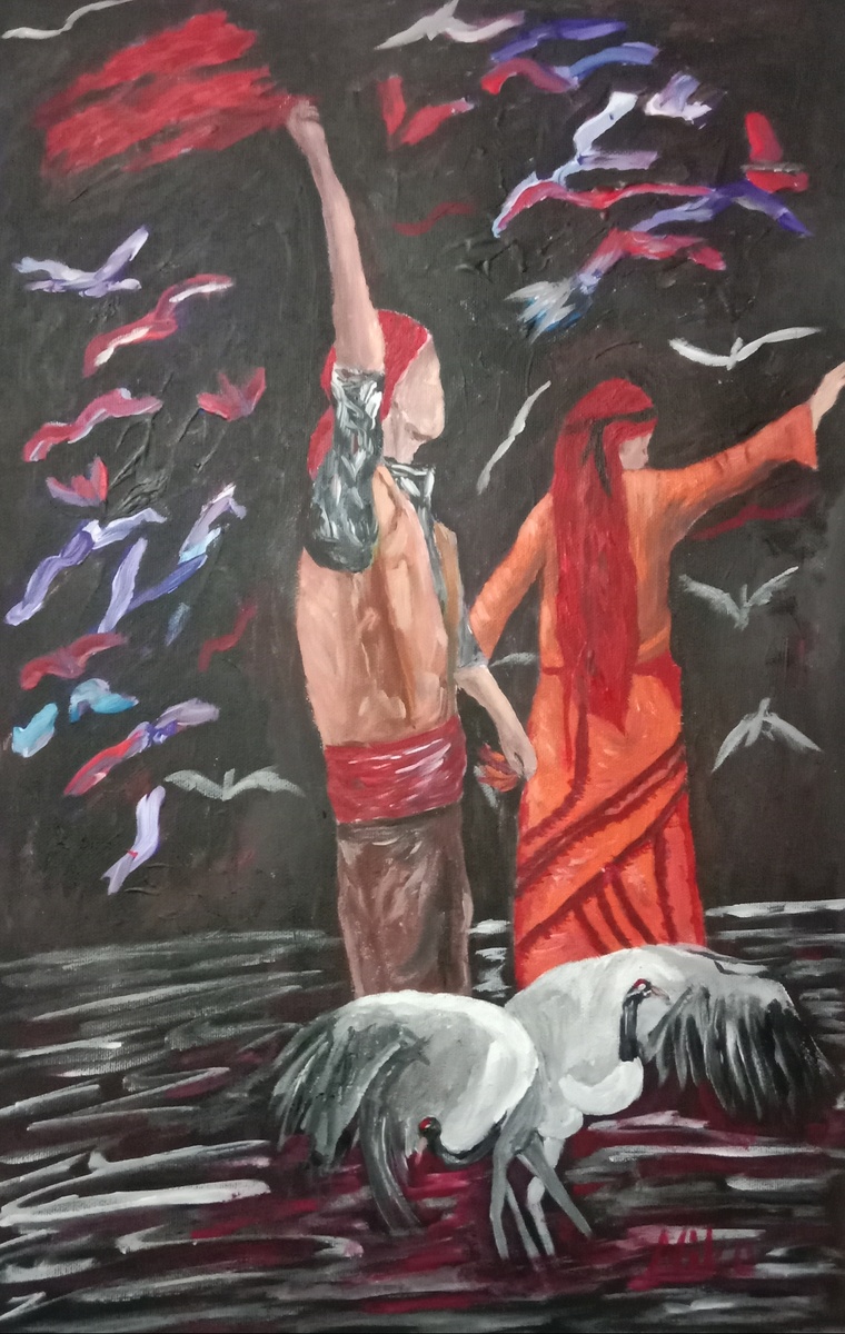 Fire Ceremony and Sky Birds