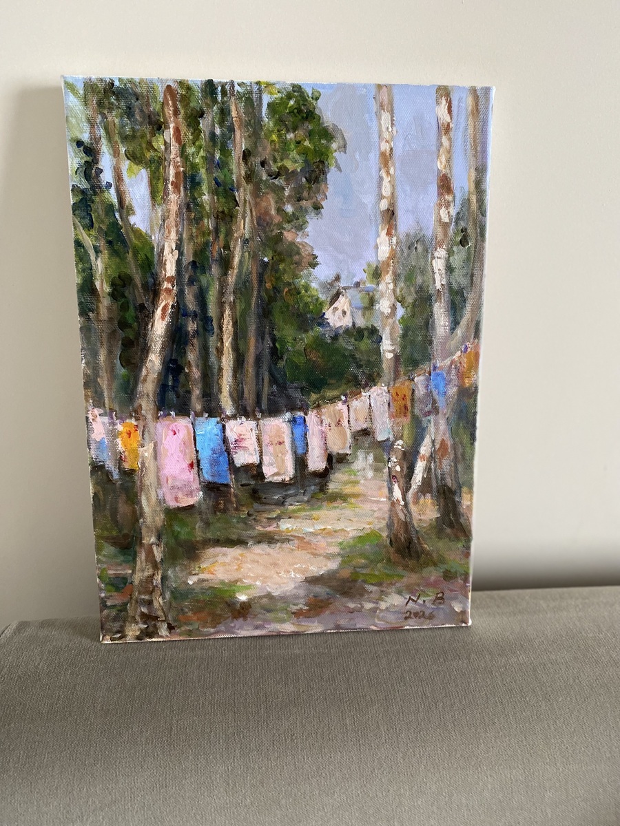 Linge qui Sèche dans la Nature