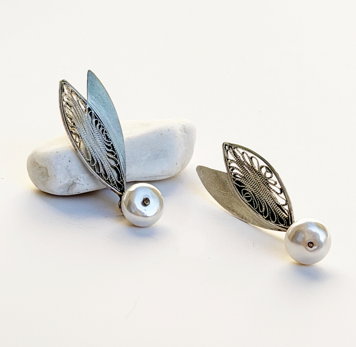 Boucles d'oreilles ''Une paire d'ailes qui volent et volent''