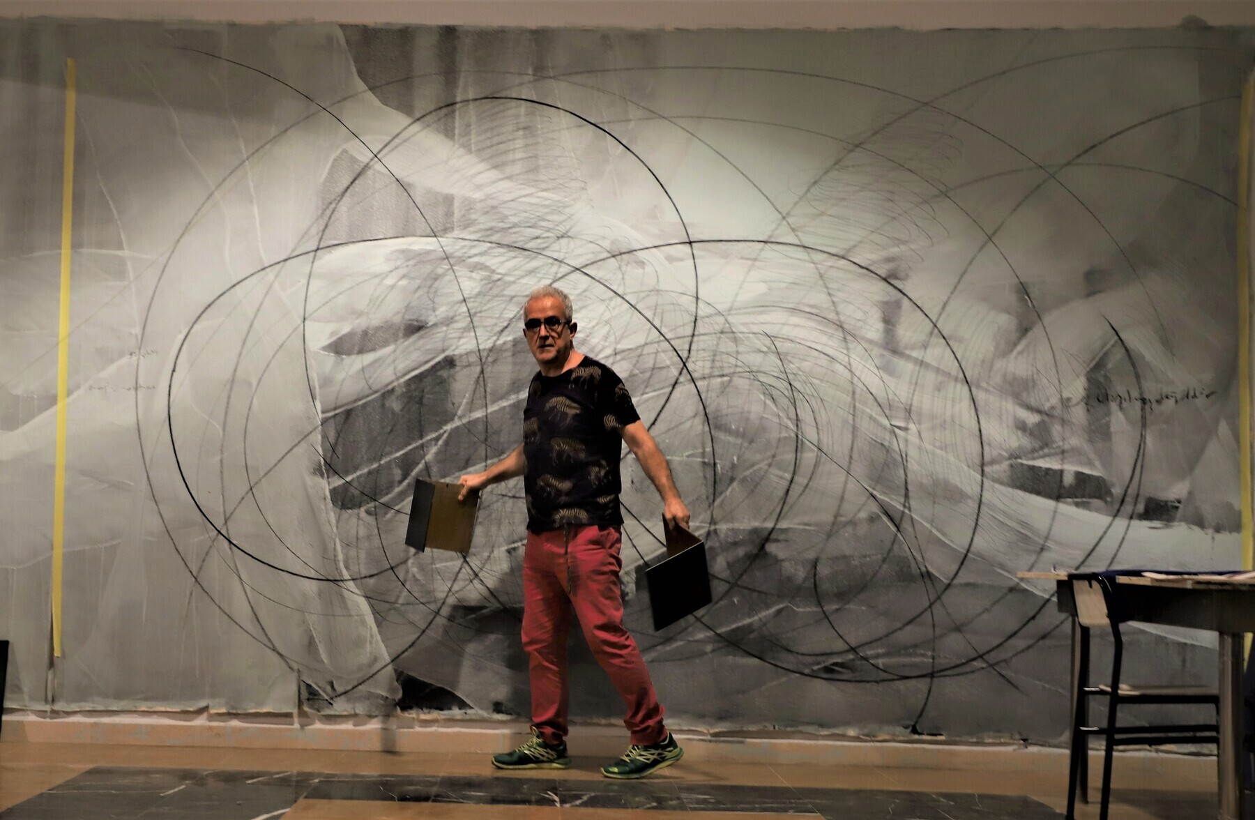 Composizione Geometrica nello Studio dell'Artista