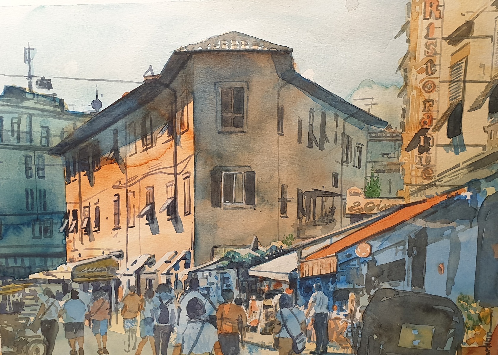 Korhan Gökmen Lavori ad Acquerello