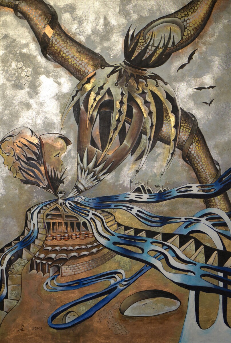 The sand watch

Note: The text 