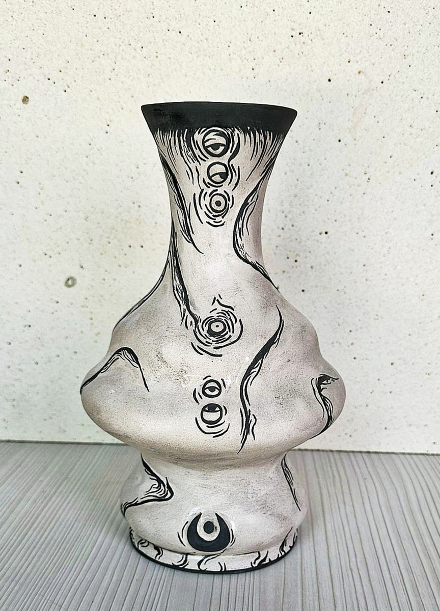 Vaso di fiori di astro