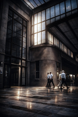 Beim Durchgang durch Stei