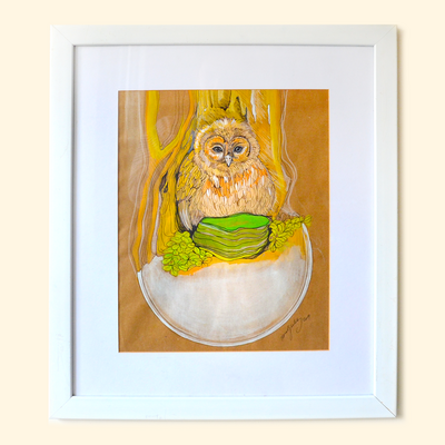 Gelbe Baby-Eule | Origina