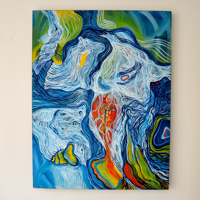 Innerer Fluss - (70x90cm)