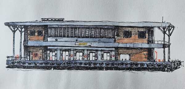 Karaköy Pier Sketch