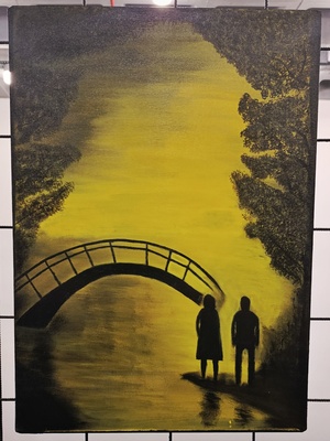 Two Figures on the Bridge