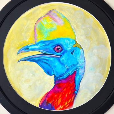 Cassowary Bird Portrait