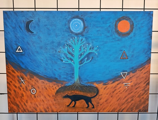 Cosmic Tree and Raven