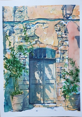 Étude à l'Aquarelle
