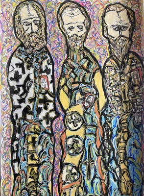 Trois Divins (Fresque d'É