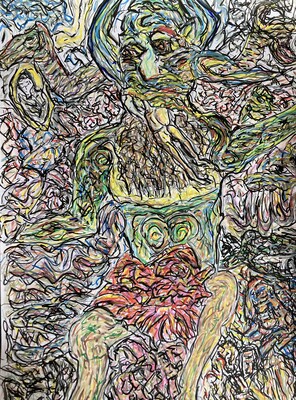 Il Grande Diavolo (Affresco della Chiesa) Interpretazione