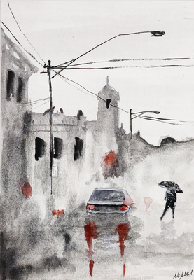 Aspetta... la città si st